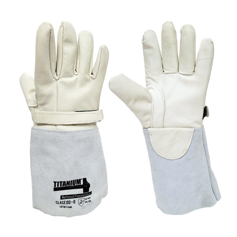 Guantes protectores manga carnaza clase 00-072